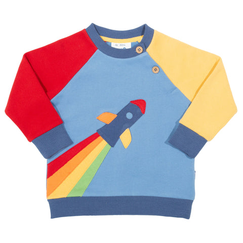 AW21 Kite Rainbow rocket sweatshirt
