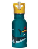 Splish Splash Steel Bottle - Rainbow Whale