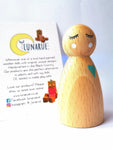 Lunarue special edition Barefoot Baby Peg Doll free with over £50 spend