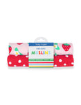 Toby Tiger Organic Strawberry 2 Pack Muslins