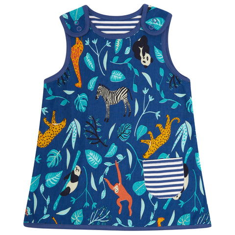 Piccalilly REVERSIBLE DRESS - WILDLIFE