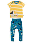 Frugi National Trust Olly Outfit - Puffin