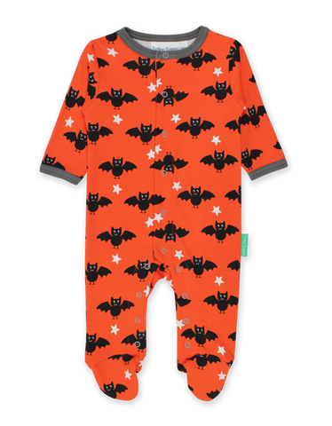 Toby Tiger Organic Bat Print Sleepsuit