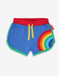 Toby Tiger Organic Rainbow Applique Running Shorts