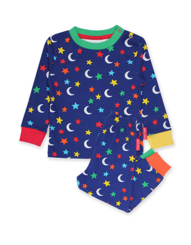 Toby Tiger Organic Star Print Pyjamas
