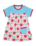Toby Tiger Organic Strawberry Print Dress