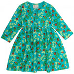 Piccalilly Button Dress - Ladybird